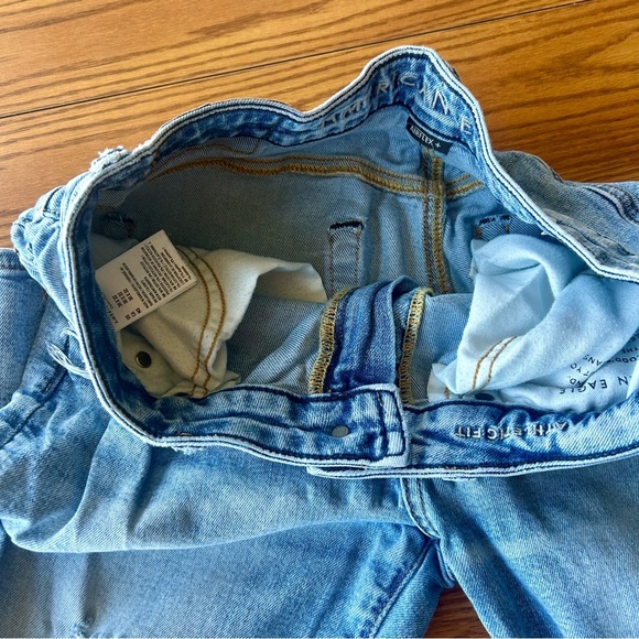 AR Men’s Light Wash Distressed Jeans 30x32 Slim Straight Ripped Patched Vintage - Picture 3 of 5